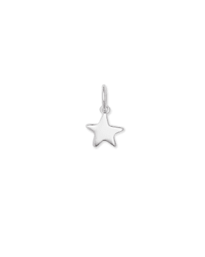 Jae Star Sterling Silver Pave Charm in White Diamond